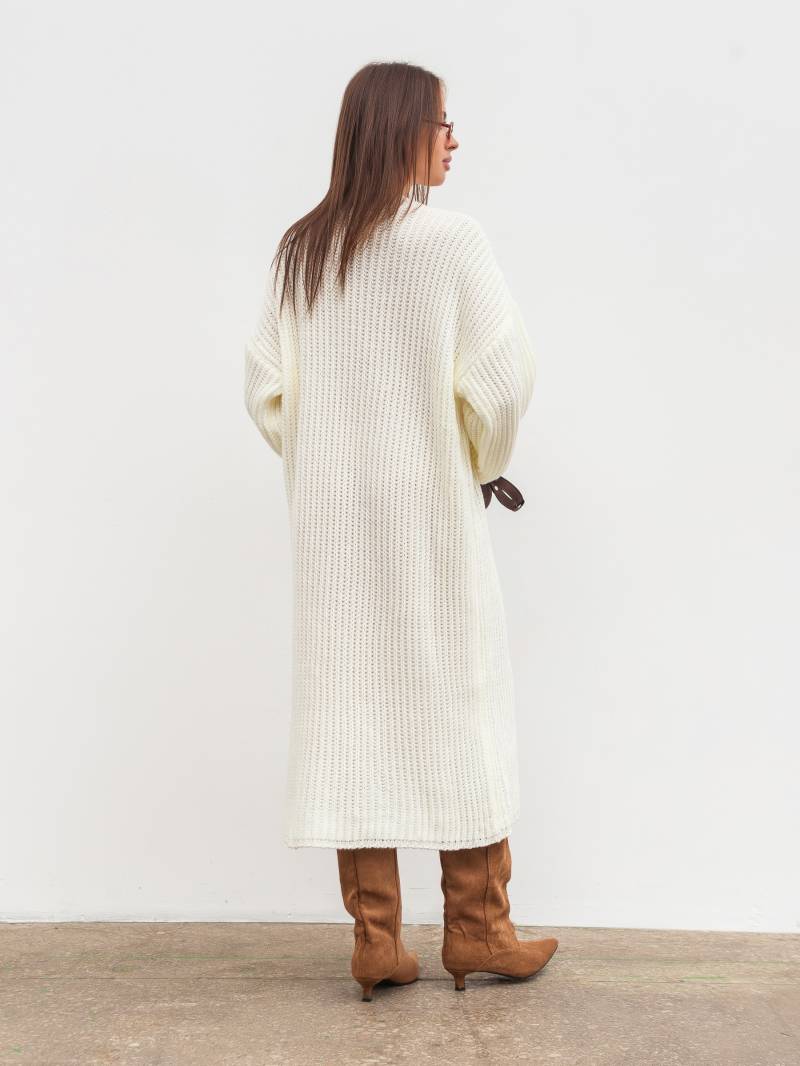 Вязаное платье "Кассель" Romashka, Молочный, One size 19805
