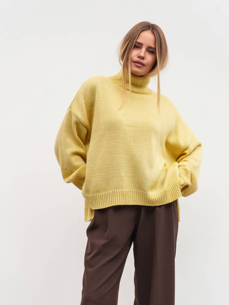 Свитер "Англия" Romashka, Желтый, One size 19759