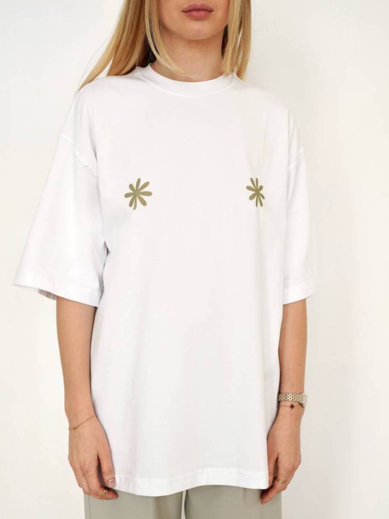 Футболка «Ромашка» Romashka, Белый, One size 15570