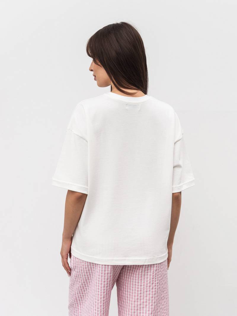 Футболка "Дива" Romashka, Белый+, One size 20385