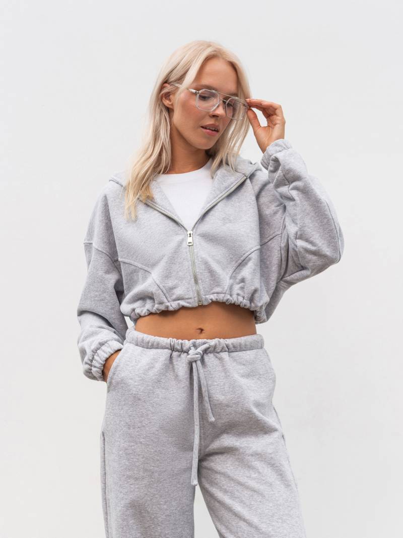 Худи "Пепел" Romashka, Серый, M|L 19619