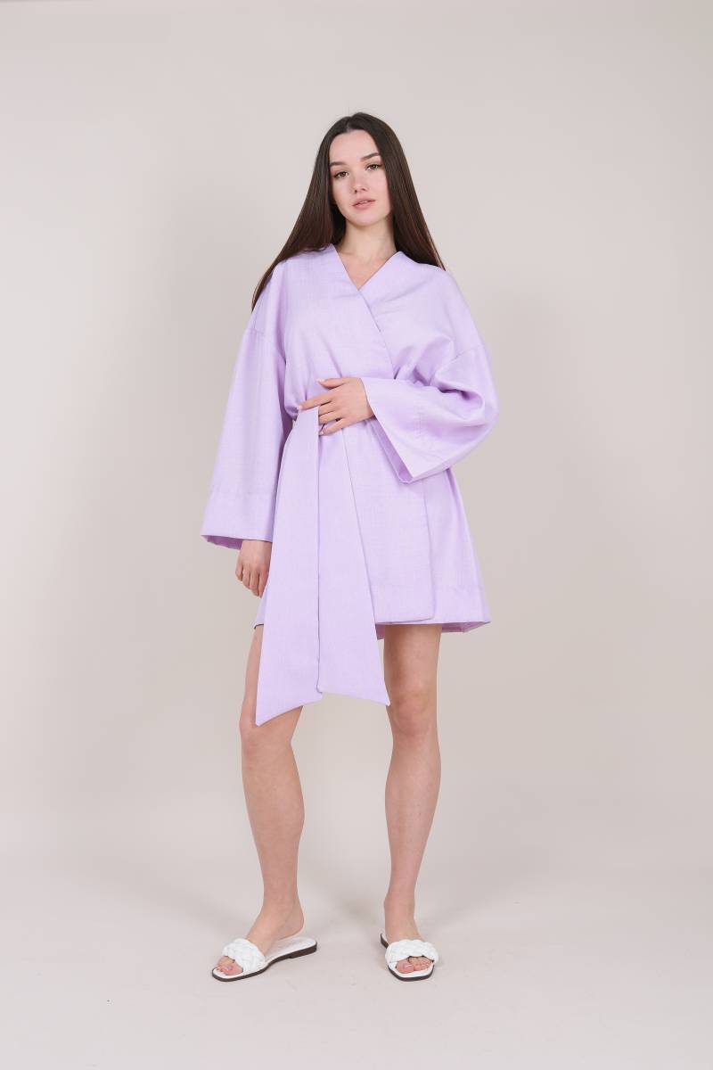 Платье кимоно "Токио" с пояском БРАК, Лиловый, One size 13064
