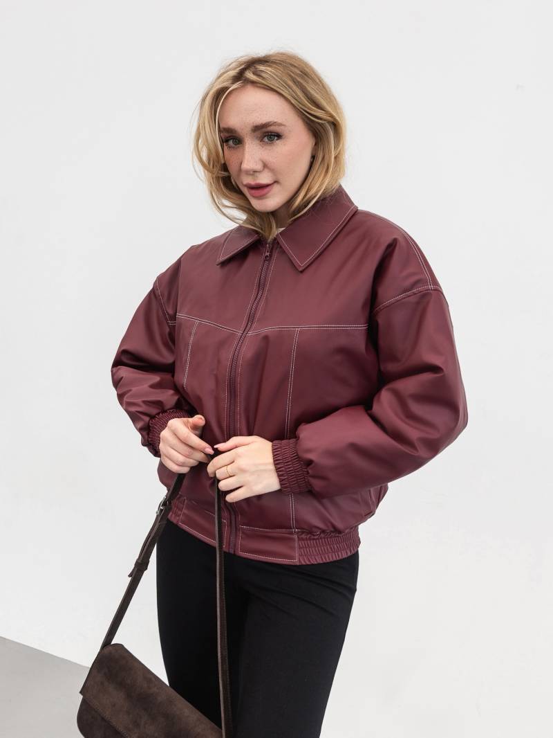 Бомбер "Роттердам" Romashka, Бордовый, L|XL 18144