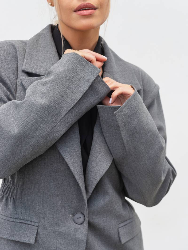 Пиджак "Фрейм" Romashka, Серый, XS|S 20054