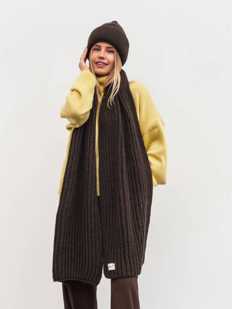 Шарф "Вентура" Romashka, Шоколадный, 19764