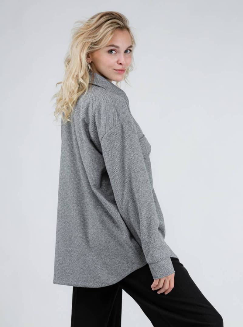 Куртка-рубашка "Спрингфилд" Romashka, Серый, S|M 10404