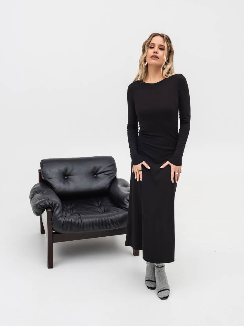 Платье "Люцерн" Romashka, Черный, М 16775