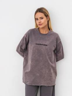 Лонг «Мура» Romashka, Серый, XL|XXL 16710