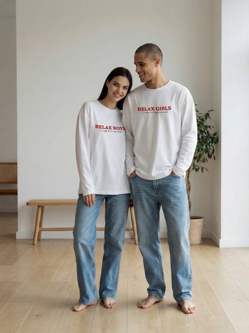 Лонг "Сорри герлз" Romashka, Молочный+, One size 20015