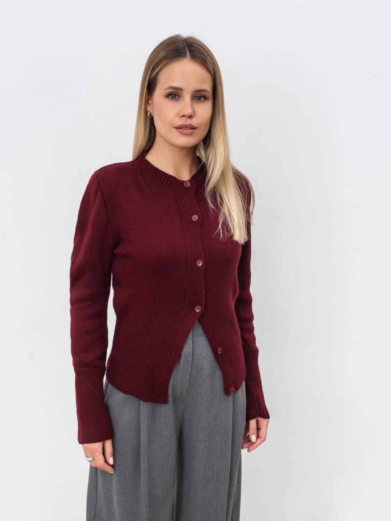Кардиган «Бален» Romashka, Бордовый, One size 18484