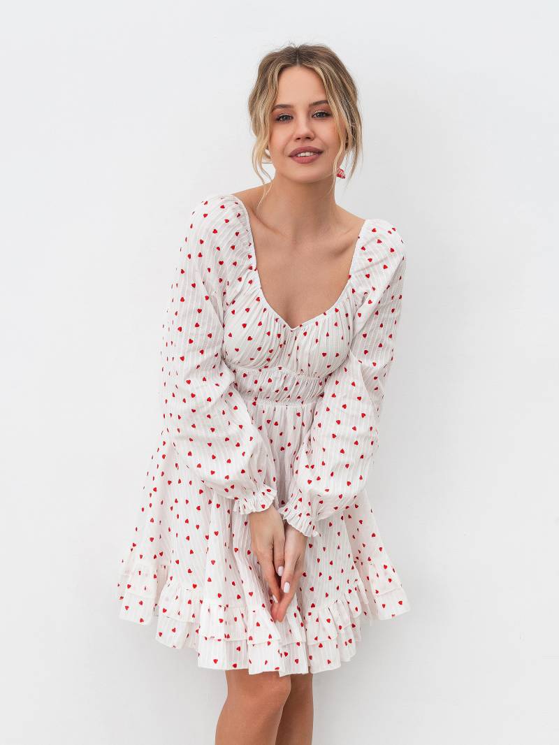 Платье "Бетани" Romashka, Белый+, L|XL 17862