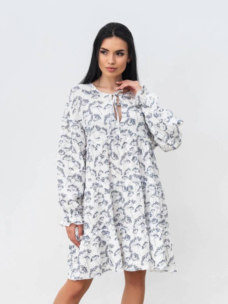 Платье «Италия» Romashka, Молочный, One size 16167