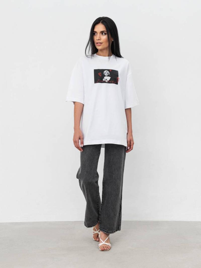 Футболка «Монро» Romashka, Белый, One size 16337