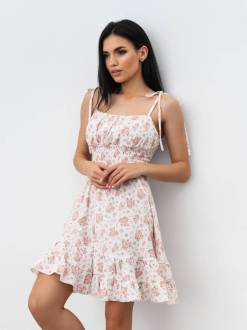 Платье «Португалия» Romashka, Белый+, S|M 16350