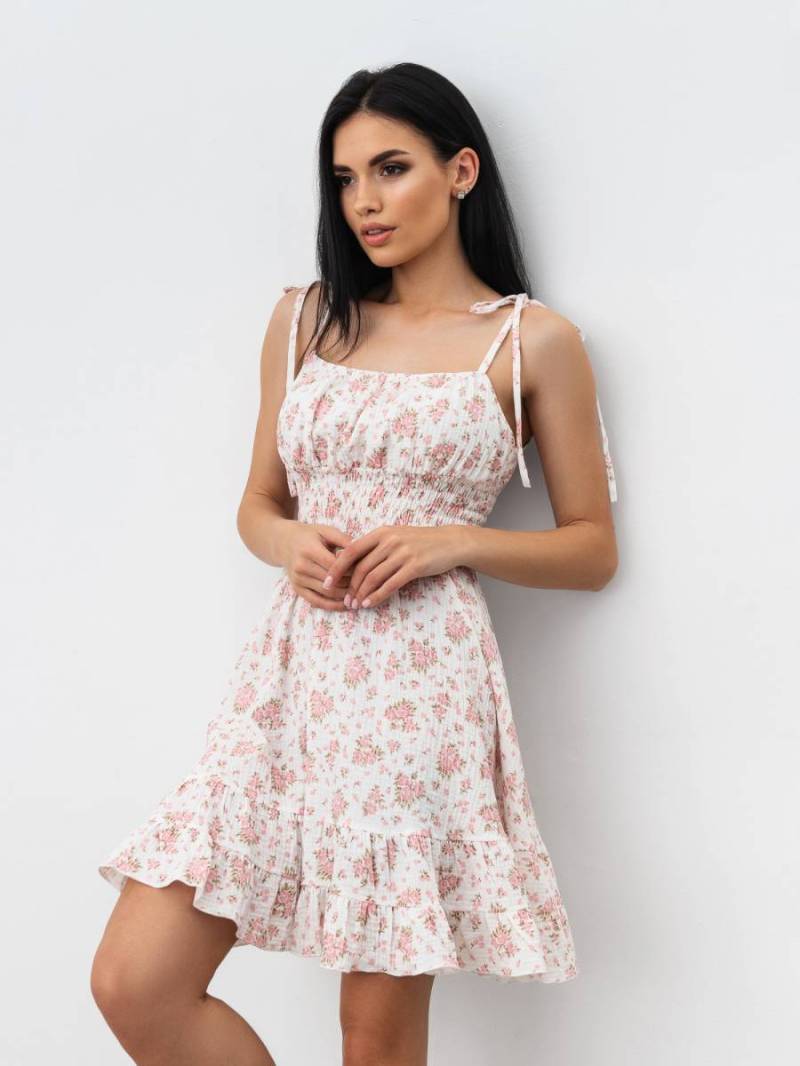 Платье «Португалия» Romashka, Белый+, S|M 16350