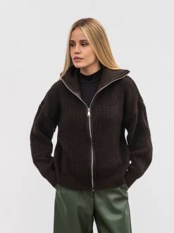 Кардиган "Хоум" Romashka, Коричневый, 20646 One size