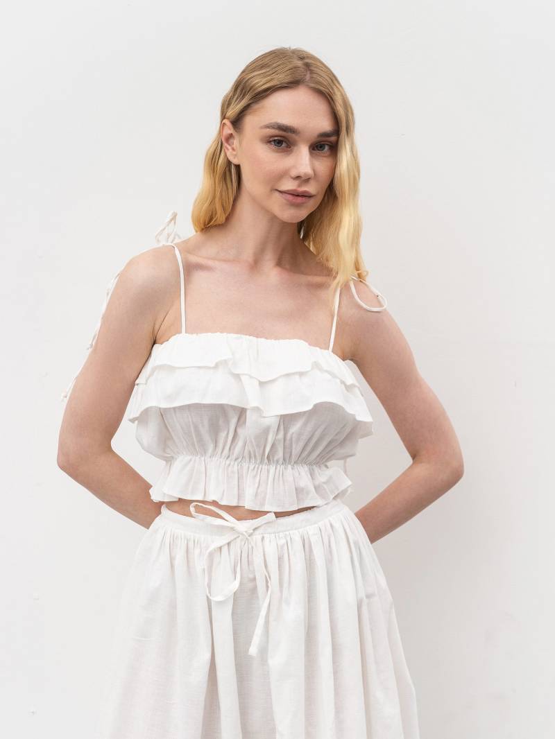 Топ "Лоле" Romashka, Молочный, XS|S 15571
