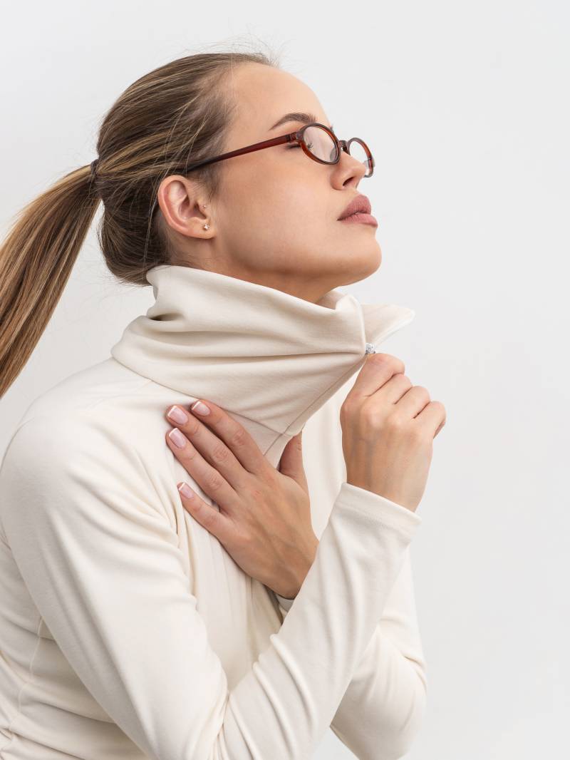 Лонг из микрофлиса "Полярис" Romashka, Молочный, XS 19904