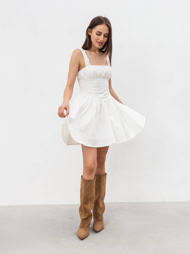 Платье "Лебідка" Romashka, Белый, M|L 19303