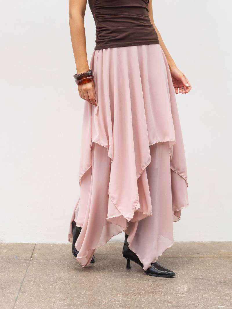 Юбка «Ревери» Romashka, Пудра, ХS|S 19145