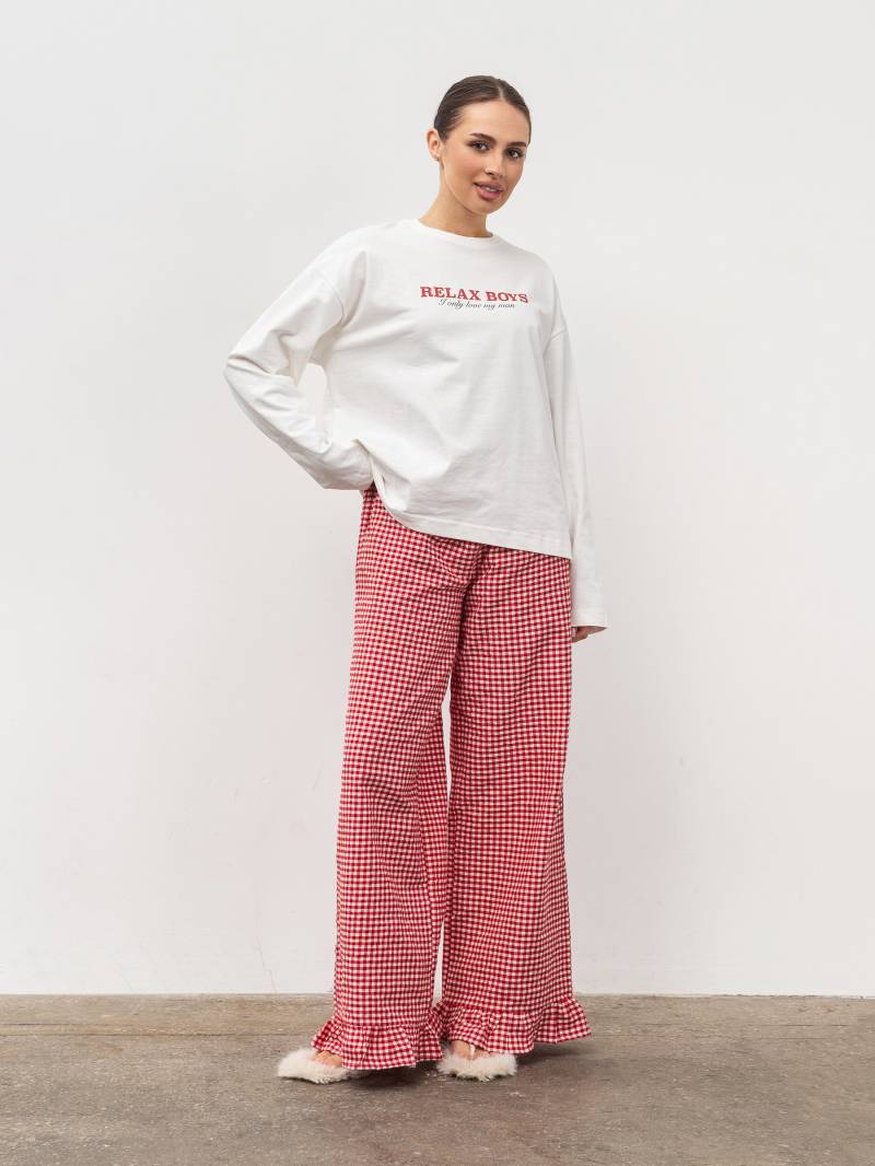 Лонг "Сорри бойз" Romashka, Молочный+, One size 20016