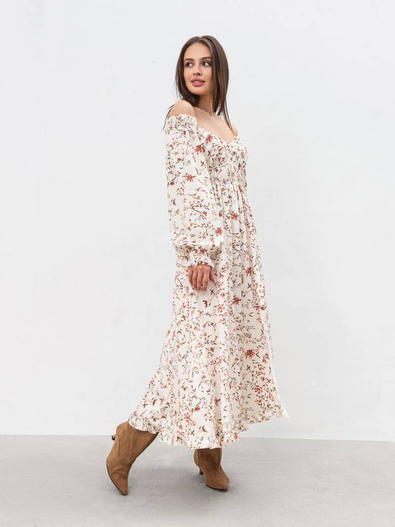 Платье «Прованс» Romashka, Молочный+, S|M 19309